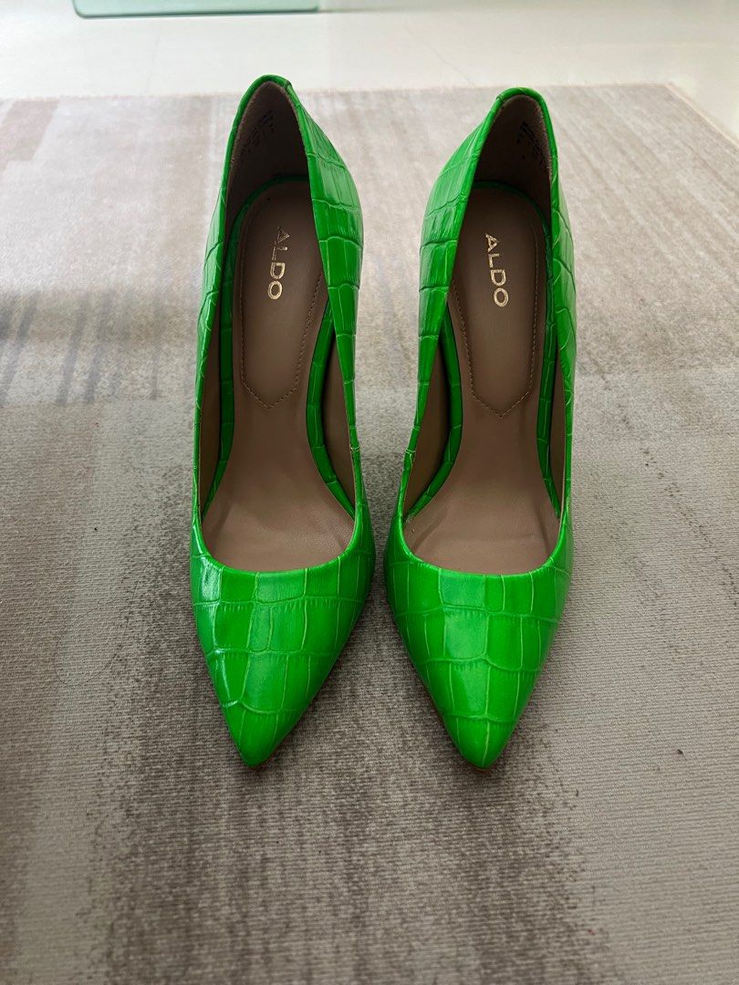 ALDO green heels