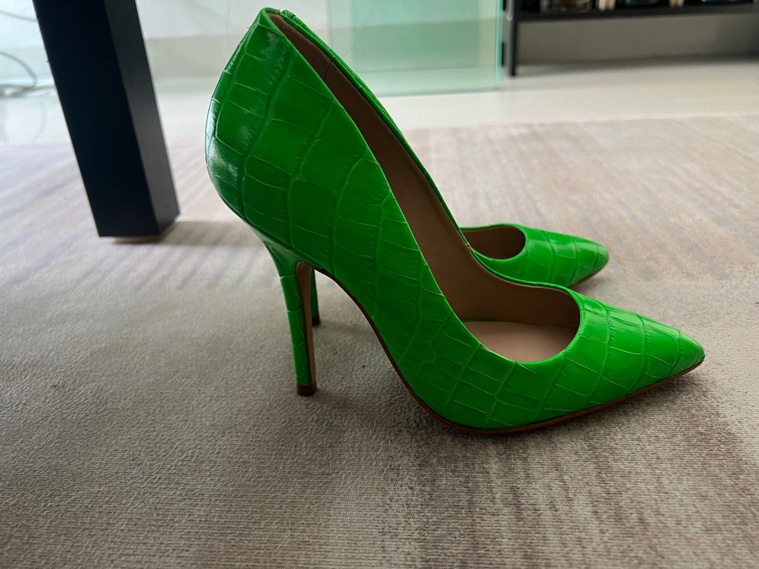 ALDO green heels