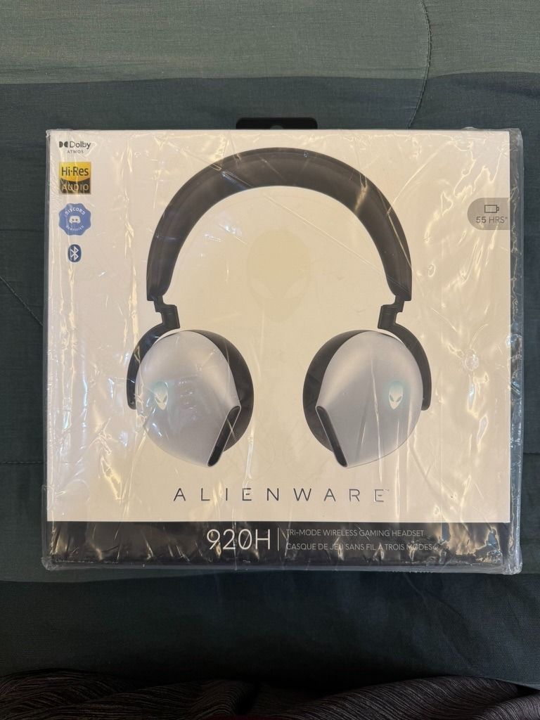 Alienware Tri-Mode Wireless Gaming Headset AW920H, Audio, Headphones ...