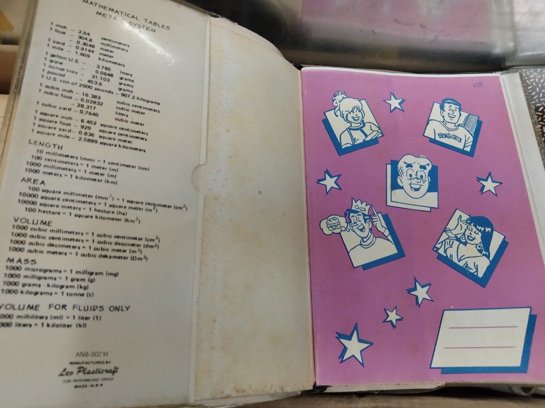 ARCHIE 1992 Binder notebook Big (Category: Stationery & School Supplies) located in Davao. Submitted by jeffsantos (Listing ID 1308993325, Image 3). Description: 200 each or get both for 350 Still brand new but old stock..