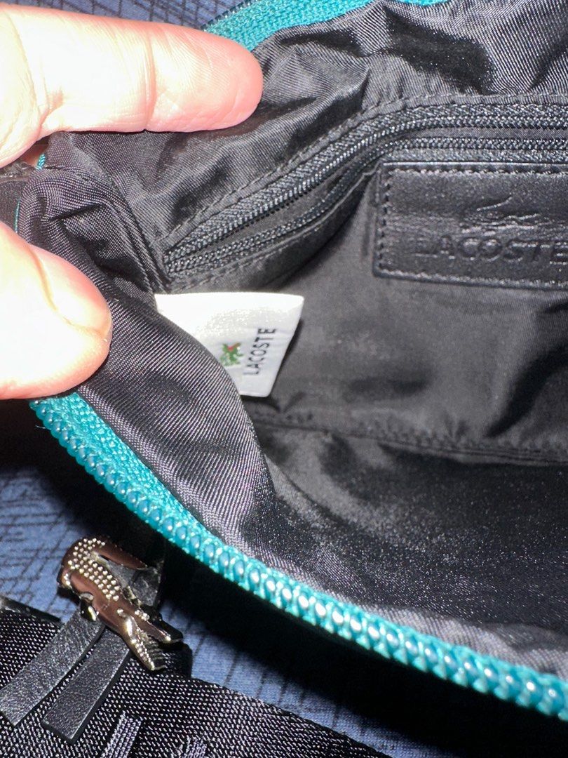 Authentic 3 way Lacoste nylon bag (Category: Luxury Bags & Wallets) located in Pasig City. Submitted by pearlovesjohann (Listing ID 1308911674, Image 3). Description: Can be a belt bag, chest bag or sling From Japan.