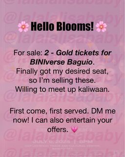BINIverse Baguio tickets