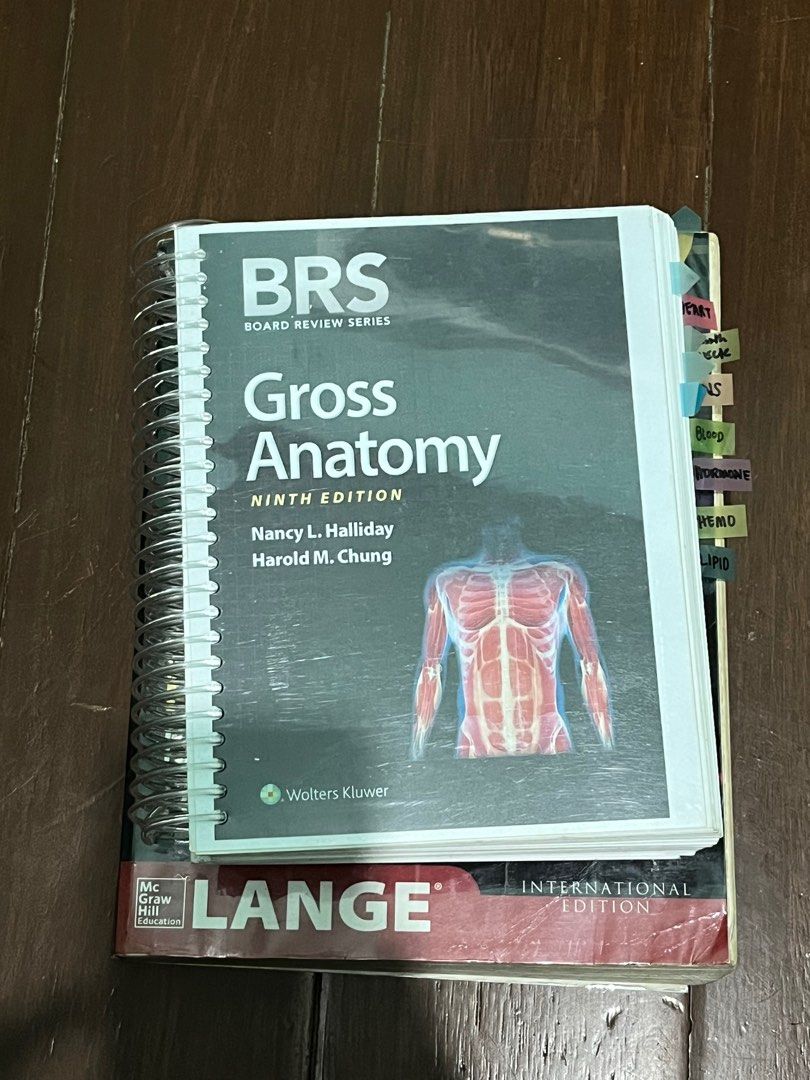 BRS Gross Anatomy 9th ed, Hobbies & Toys, Books & Magazines, Textbooks ...