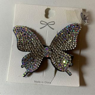 Butterfly jewel hair clip