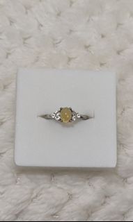 Cabochon Opal ring size 8.5 in 925 silver