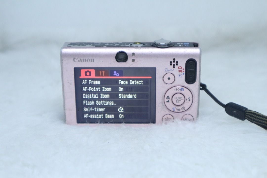 canon ixus 80is ccd sensor pink (Category: Cameras) located in Manila. Submitted by ultimogizmos (Listing ID 1308925820, Image 2). Description: canon ixus 80is ccd sensor pink execellent working condition working autofocus working flash slight issue lens cover can not be close wont affect performance output unit battery 2 gb memory universal charger.