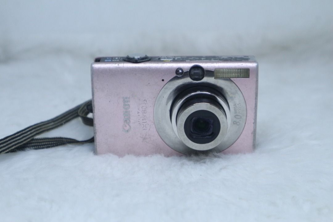 canon ixus 80is ccd sensor pink (Category: Cameras) located in Manila. Submitted by ultimogizmos (Listing ID 1308925820, Image 1). Description: canon ixus 80is ccd sensor pink execellent working condition working autofocus working flash slight issue lens cover can not be close wont affect performance output unit battery 2 gb memory universal charger.