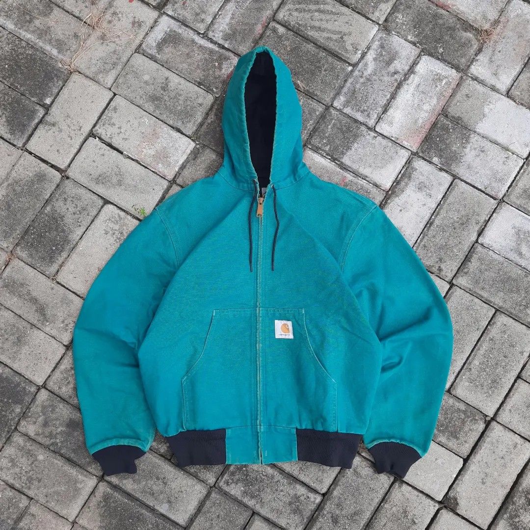 Carhartt active jacket J03 AQU size medium rare( rare color 