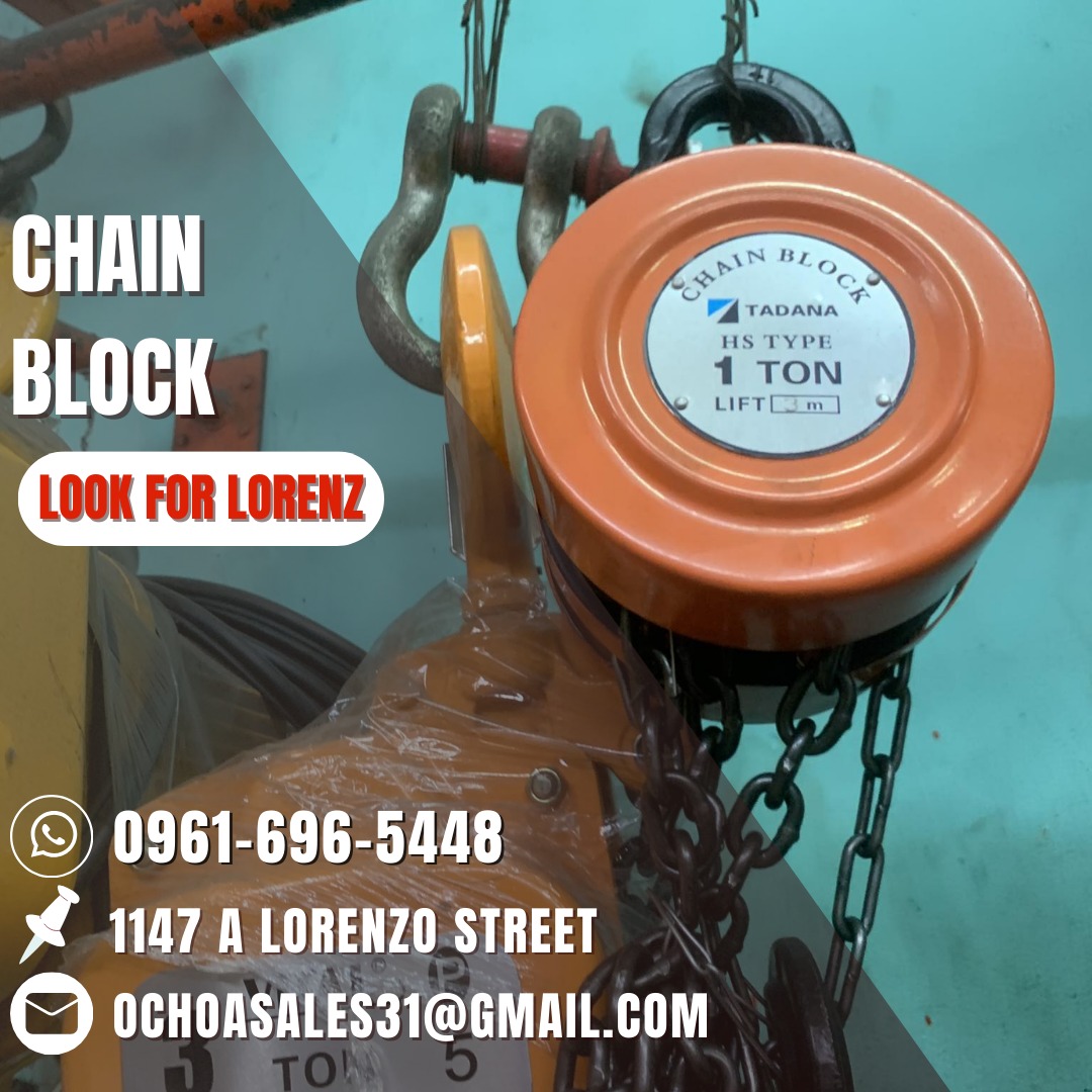 CHAIN BLOCK, Commercial & Industrial, Construction & Building Materials ...