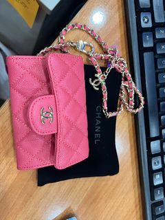 Chanel mini crossbody card wallet