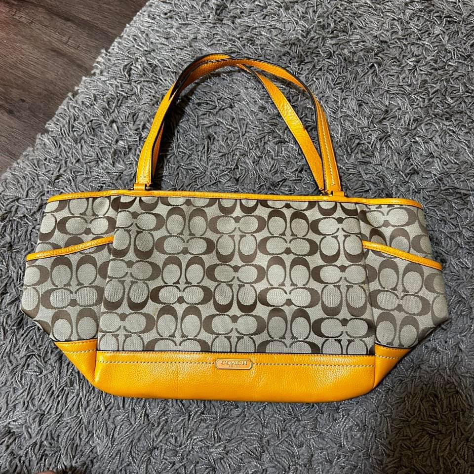 Coach carrie tote online