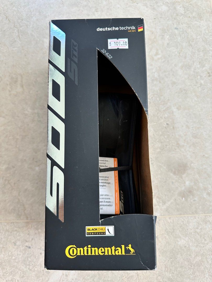 Continental GP5000 STR black 32c for tubeless and clincher for road bike Sports Equipment Bicycles Parts Parts Accessories on Carousell