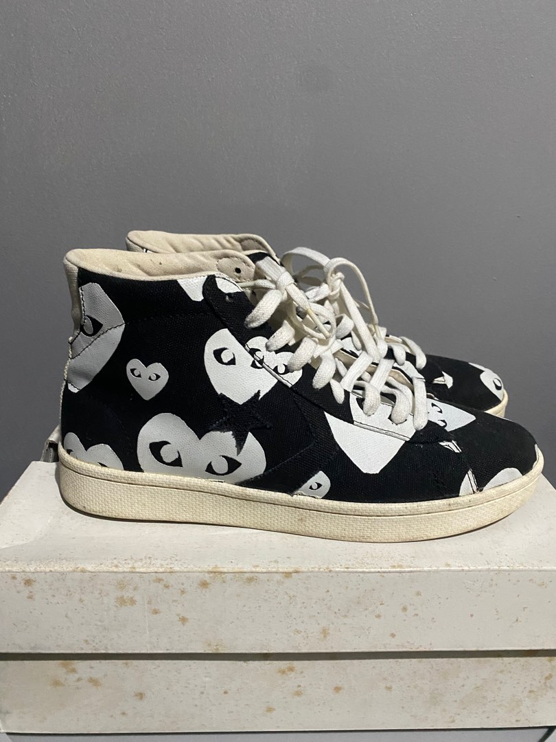 Converse CDG Pro Leather Men s Fashion Footwear Sneakers on Carousell