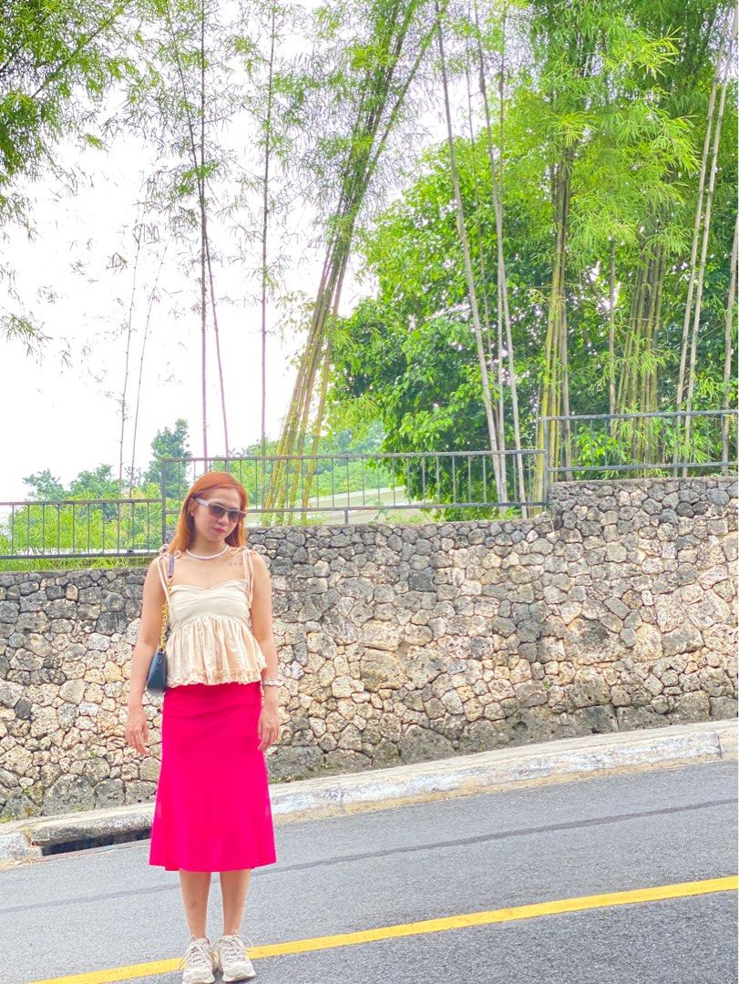 Peplum skirt cream clearance