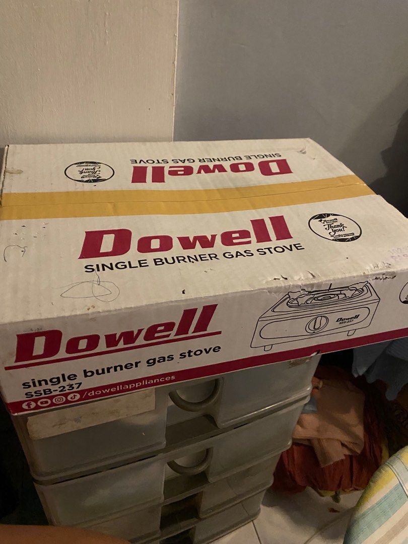 Dowell Single Burner Gas Stove (Category: Cookers) located in Marikina City. Submitted by jewelklein08 (Listing ID 1308923786, Image 1). Description: .
