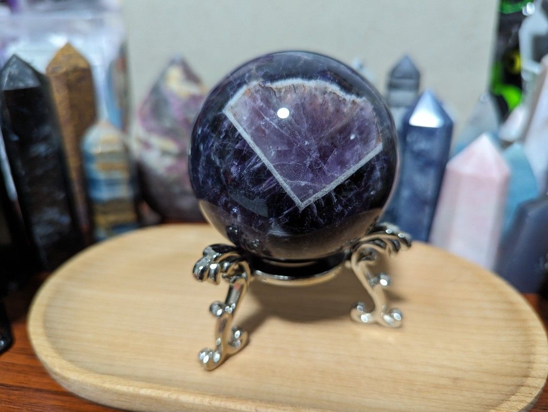 6.3cmDreamAmethystsphere359g