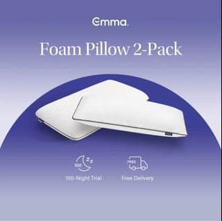 Emma Foam Pillow 2 Pack