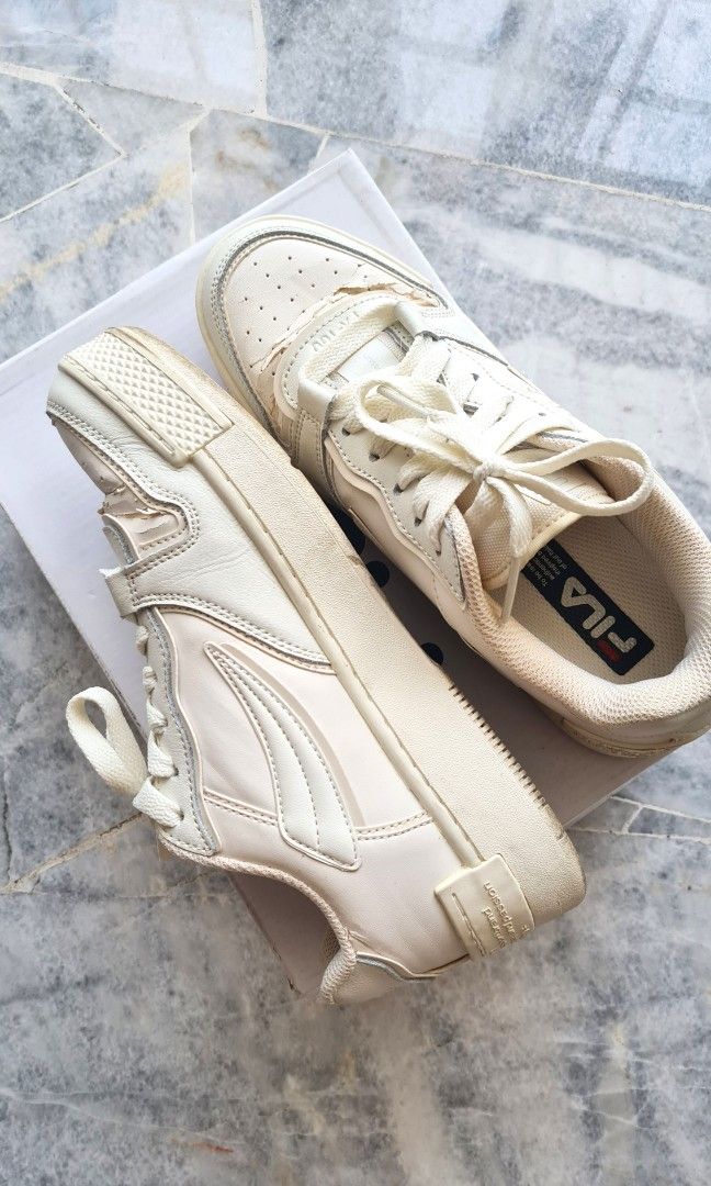 Fila off white sneakers outlet