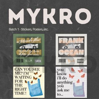 Frank Ocean & Clairo Stickers & Posters