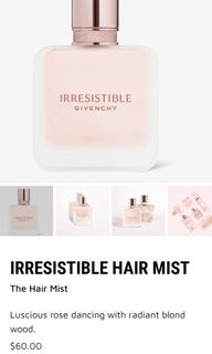 Givenchy irresistible parfum hair mist