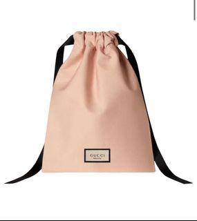 GUCCI DRAWSTRING POUCH & MAKE UP POUCH