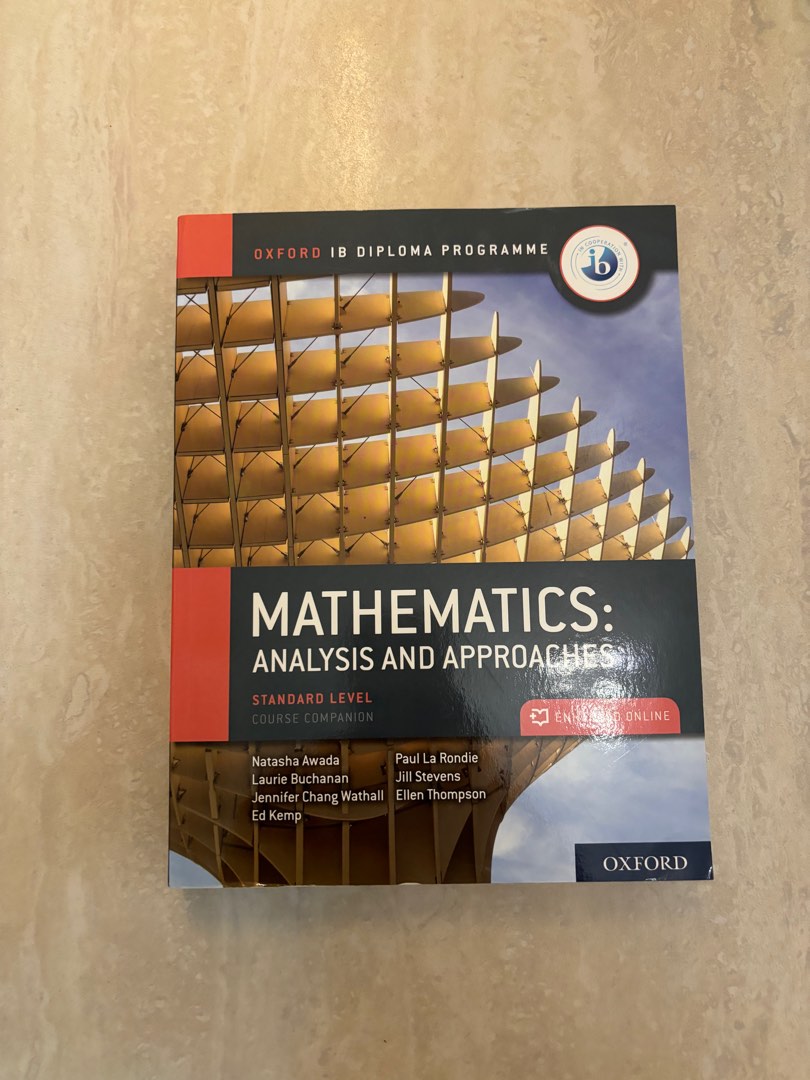 Ib mathematics analysis and approaches sl textbook 