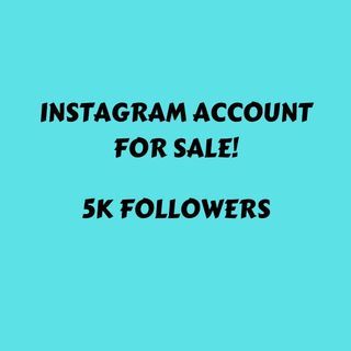 Instagram Account for Sale