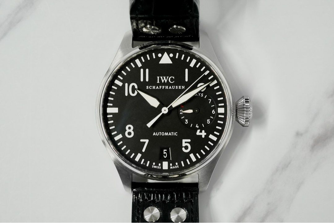 IWC Big Pilot Schaffhausen 46mm IW500401 Luxury Watches on Carousell