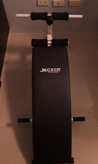 JKEXER Curved Sit Ups Weight Bench for Sports Weightlifting Gym Equipment