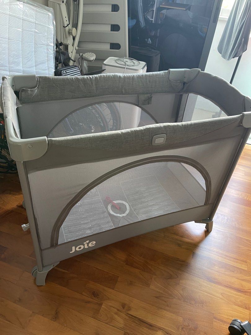 Joie Kubbie Travel Cot Playpen, Babies & Kids, Baby Nursery & Kids ...