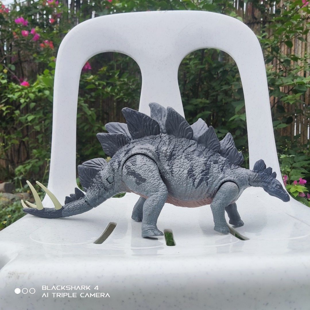 Jurassic World Park Action Attack STEGOSAURUS Mattel 2017 Action Figure Dinosaur Hobbies Toys Toys Games on Carousell