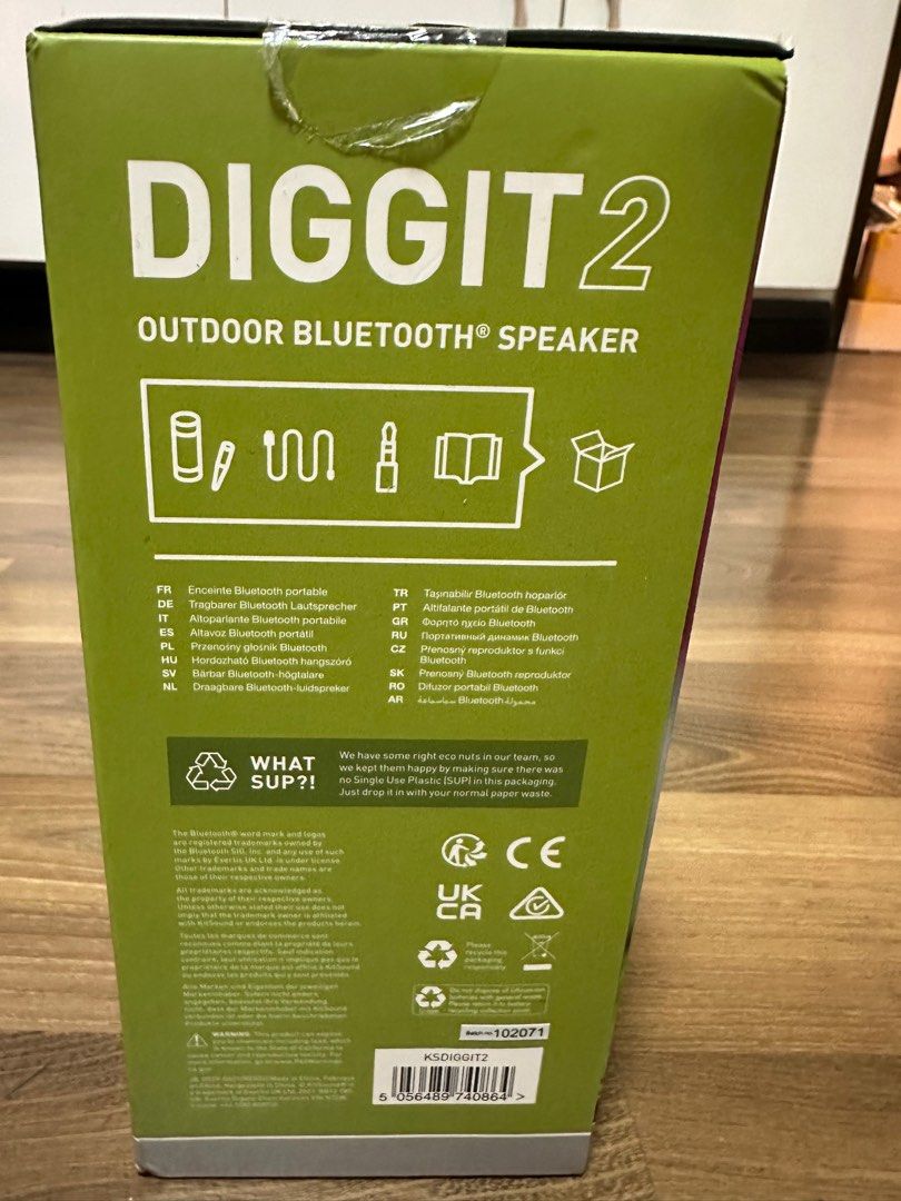Kitsound Diggit 2 Outdoor Bluetooth Speaker (Category: Portable Audio Accessories) located in Mandaluyong City. Submitted by jim.dc (Listing ID 1308861999, Image 2). Description: .