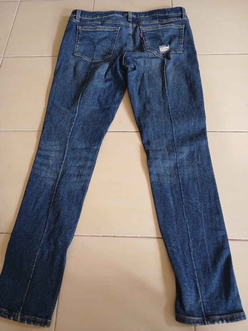 Levi's 711 altered skinny jeans clearance
