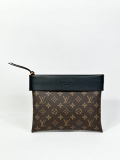 Louis Vuitton " Tuileries Pochette Black " Clutch Bag