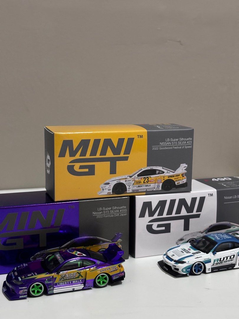 minigt 490 434 S15 SILVIA auto finesse（Mini gt silvia s15