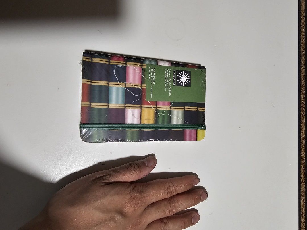 Mini Notebook (Category: Stationery & School Supplies) located in Singapore. Submitted by wowmoo (Listing ID 1308959657, Image 2). Description: New and unopened, hand for scale..