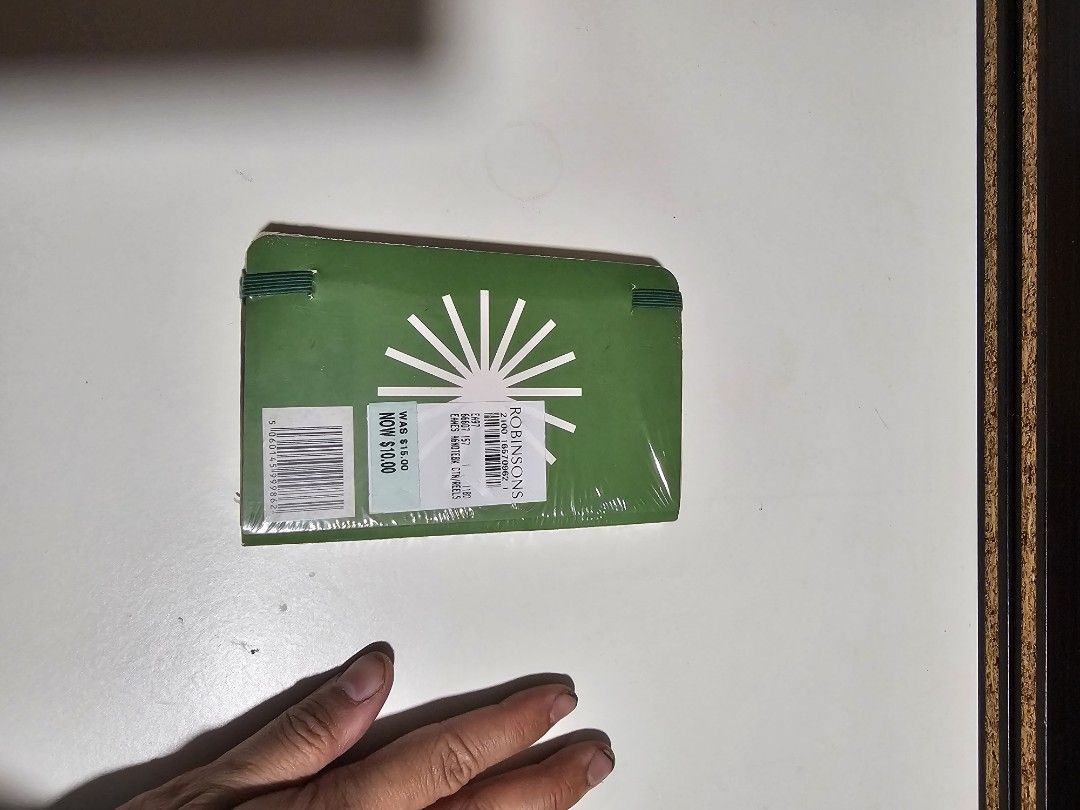 Mini Notebook (Category: Stationery & School Supplies) located in Singapore. Submitted by wowmoo (Listing ID 1308959657, Image 3). Description: New and unopened, hand for scale..