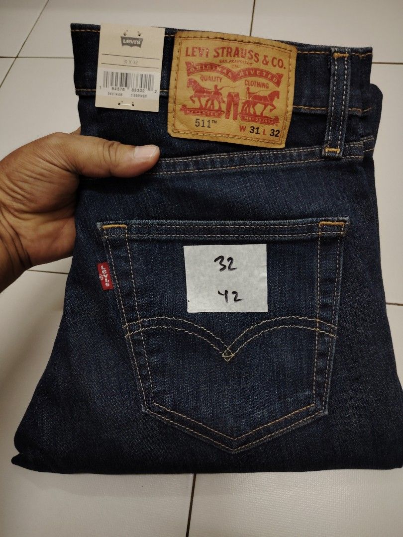 New Original Levis 511 Stretch W31 L32 Men s Fashion Bottoms Jeans on Carousell