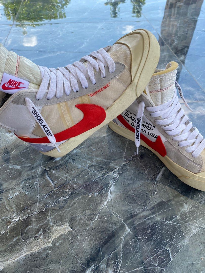 Nike blazer off white supreme deals