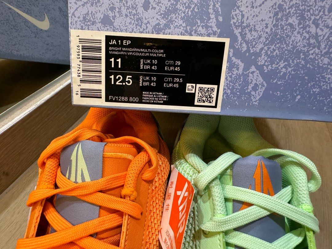 Nike JA 1 EP Mismatch, Men's Fashion, Footwear, Sneakers on