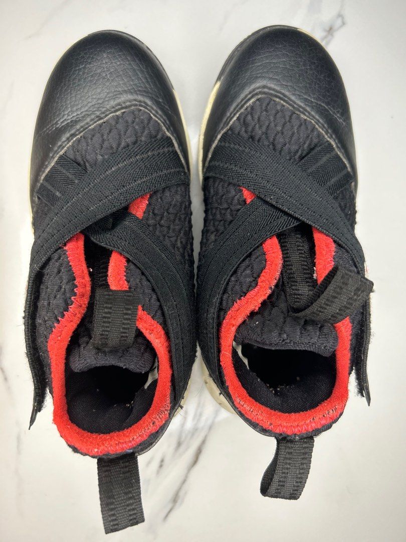 Nike LeBron James Soldier XII GS 12 Toddler Size 10 C Black Red Boys AH1690 001 Babies Kids Babies Kids Fashion on Carousell