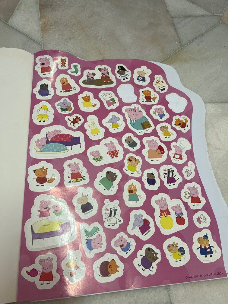 Peppa Pig giant coloring book, Hobbies & Toys, Books & Magazines