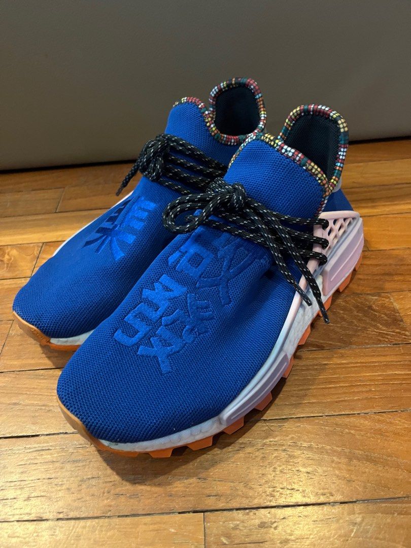Blue pharrell williams shoes on sale