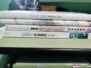 pixiv Art Books (almanac vol 1, 2010, 2014, 2017)