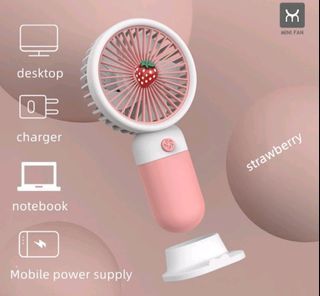Portable Hand held Fan w/charger ( NO BOX )