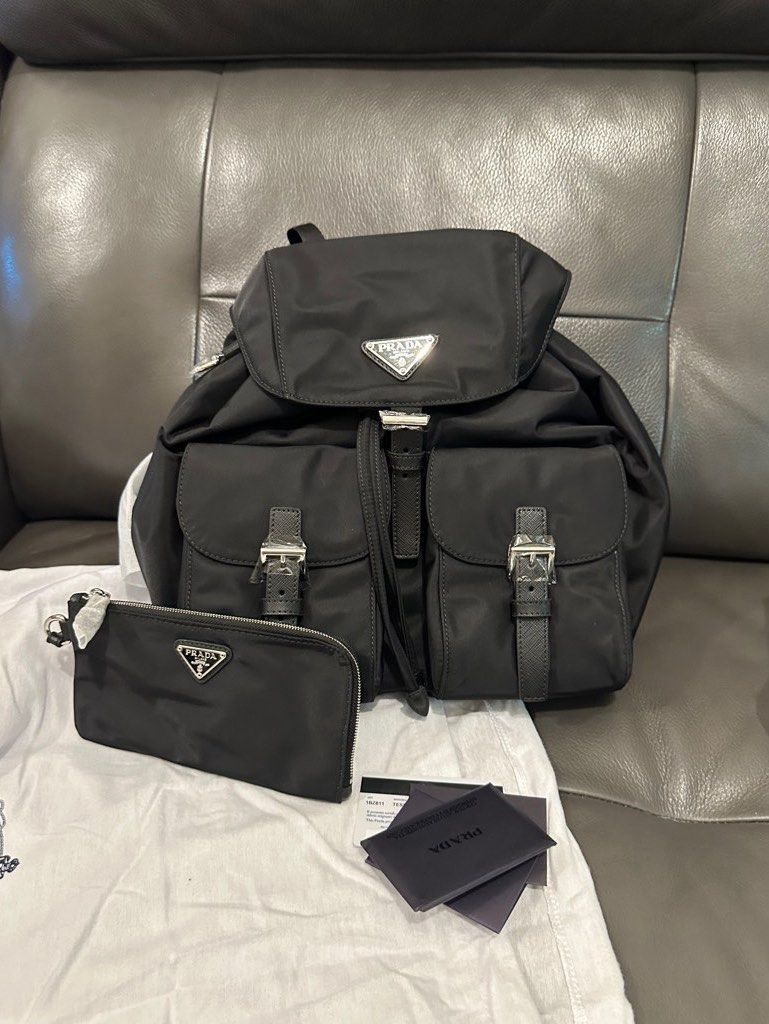 Prada backpack outlet new arrivals