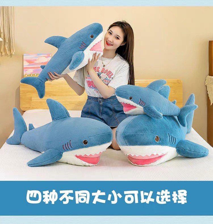 PRE ORDER 60 80 100 120 Baby Shark Soft Toy Plush Toy Simulation Shark Bag Pendant 15cm Cartoon Stuffed Doll Pendant Toys Backpack Keychain Plush
