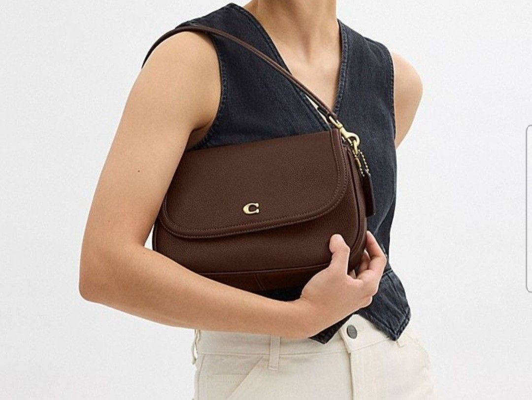 Preorder Coach Legacy shoulder bag in refined pebbled leather womens crossbody bag waiting time 10 to 12days after payment has been made chat to buy to order Women s Fashion Bags Wallets Shoulder Bags