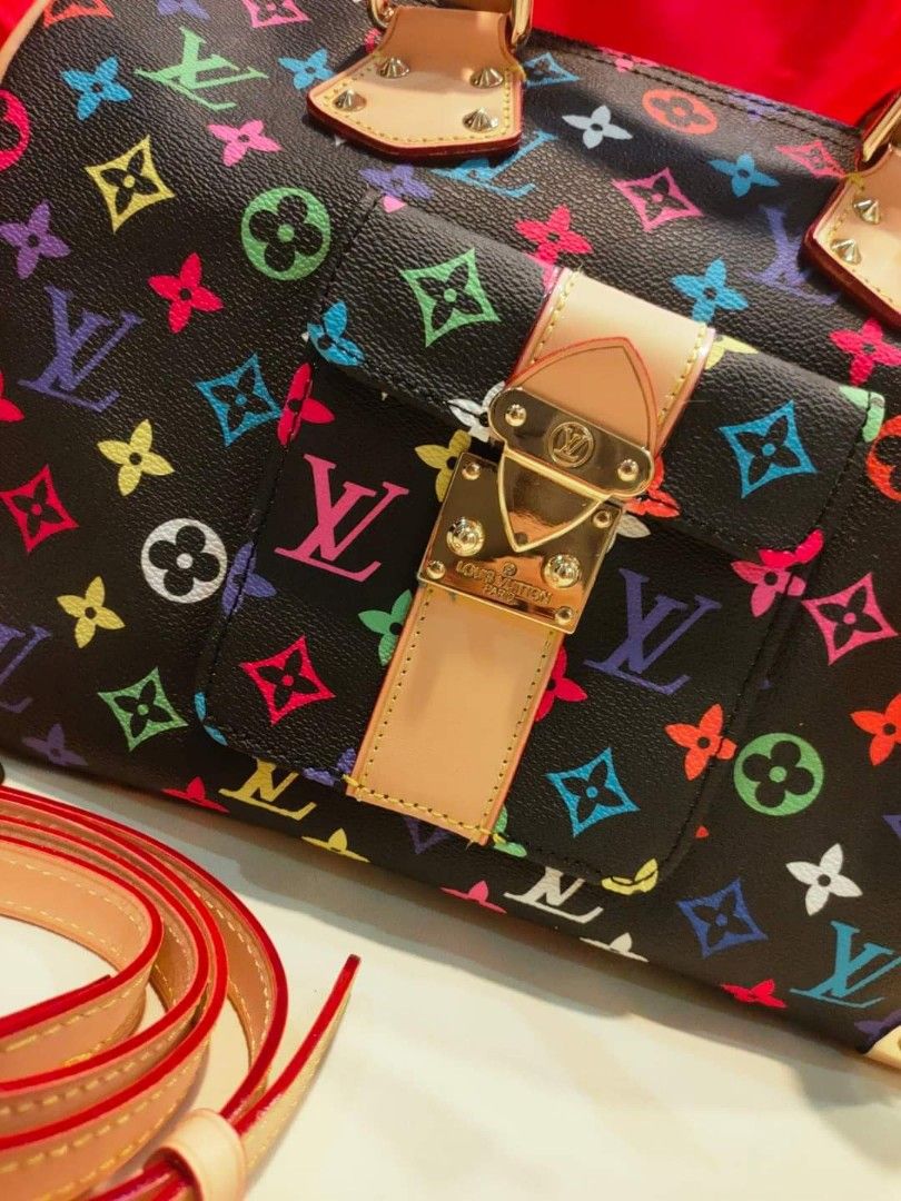 Lv Multicolor Boston (Category: Luxury Bags & Wallets) located in Cebu City. Submitted by day.98 (Listing ID 1308876905, Image 2). Description: Japan Preloved bag genuine leather 30 cm codes no flaws with dust bag.