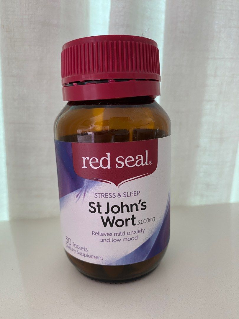Red Seal St John's Wort 3000mg Relieves Stress and Anxiety and Aids